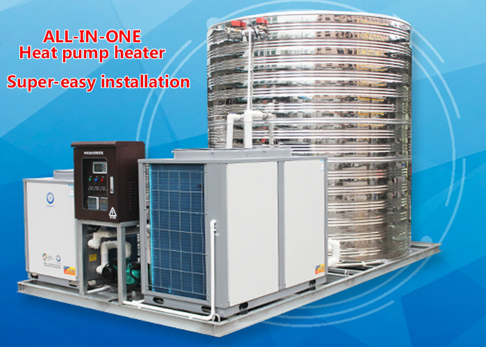 Commercial All In One Heat Pump Water Heater 5 KW Heating Capacity
