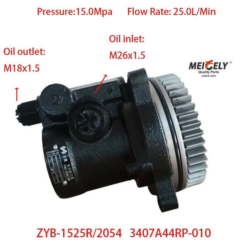 Stock Anhui Hualing Truck Parts 3407A44RP-010 Power Steering Pump