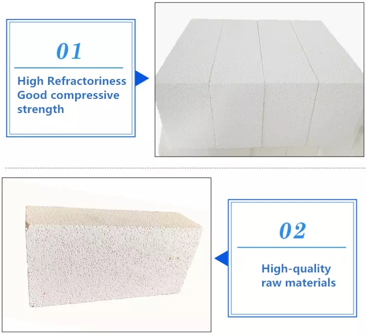 38-75% Al2O3 Content Mullite Insulation Brick for Ceramic Tunnel Kiln or Shuttle Kiln
