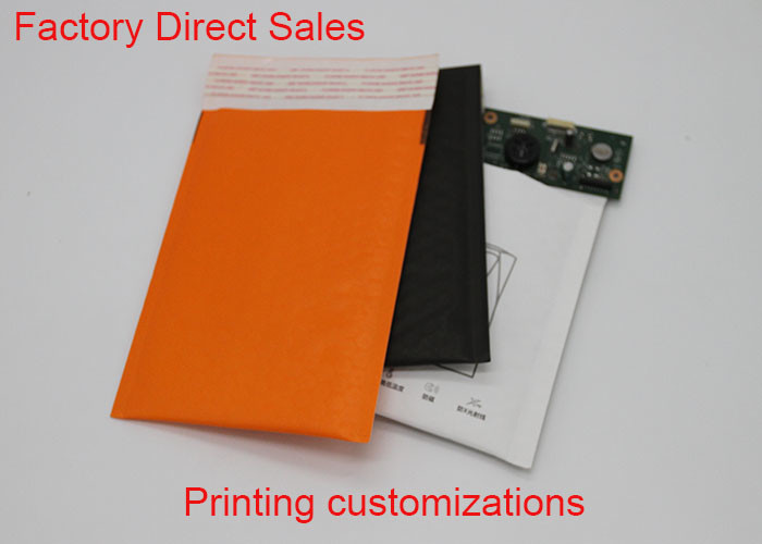 Customize Yellow Printing Kraft Paper Bubble Mailers Cushioned Postage 10*12 Inch