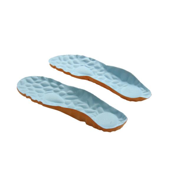 Anti Slip Shock Absorbing Cloth Surface Silicone Foot Massage Insoles High