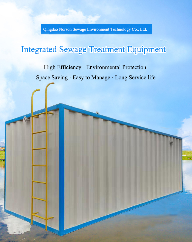 Plug and play solution for hotels resorts and villas Containerized Sewage Treatment Plant