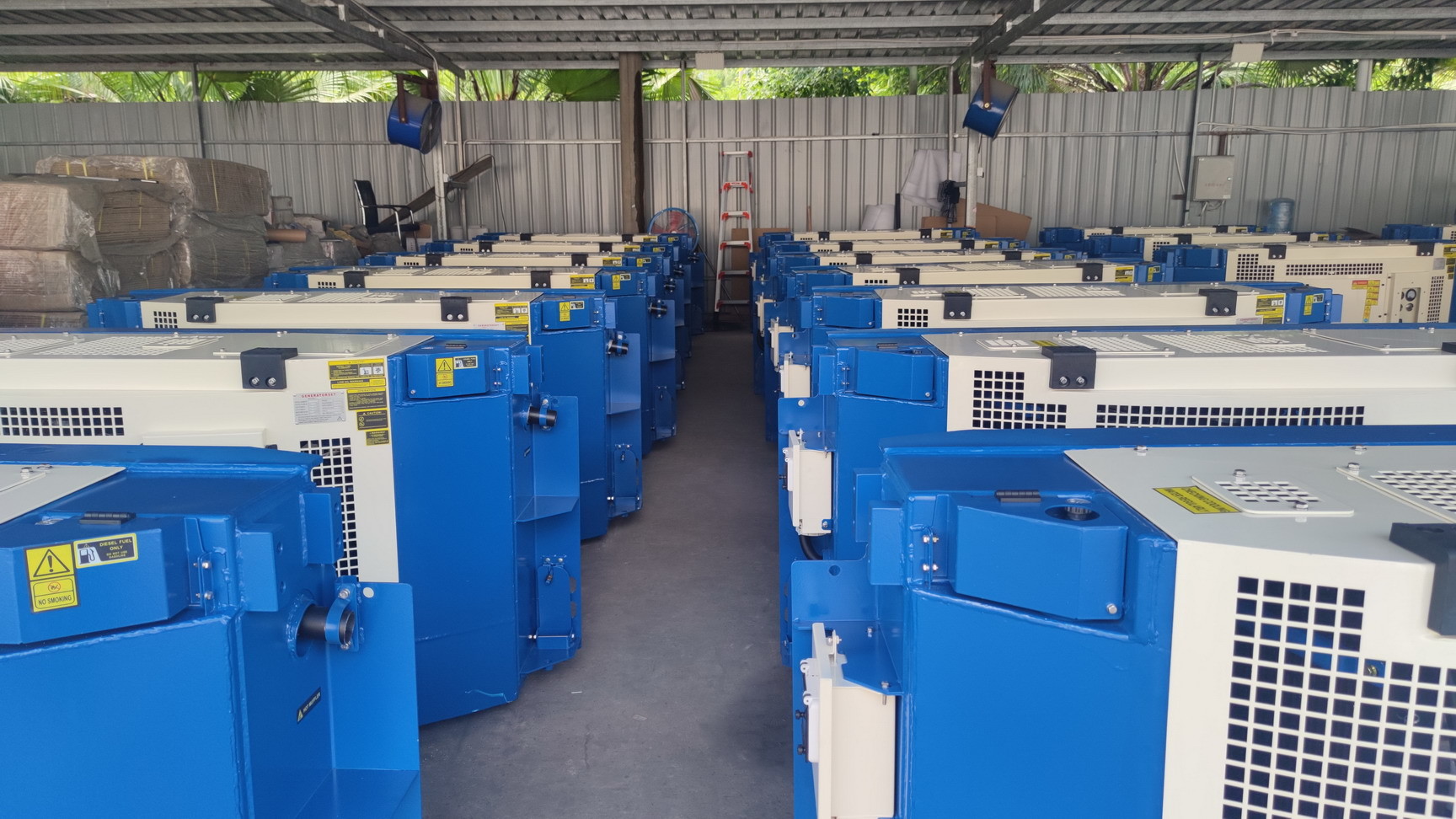 Mitsubishi Kubota Genset 15kw Clip On Type Generator For Reefer Container