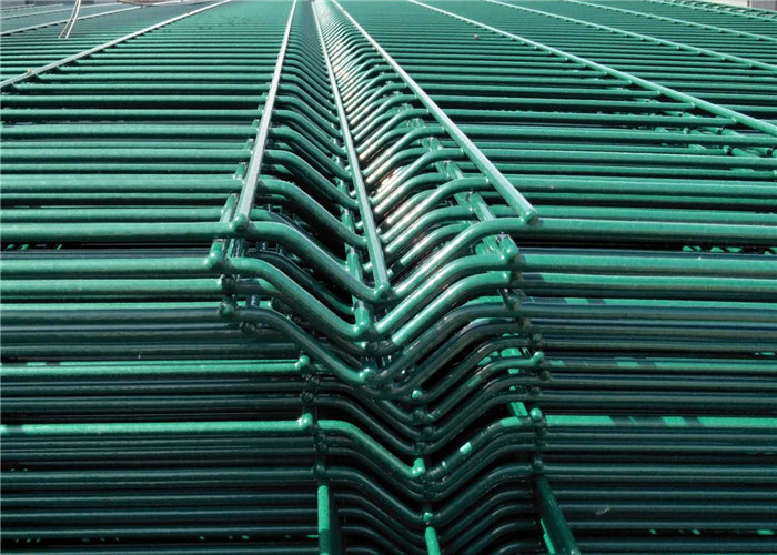 200*50mm 3D Curved Wire Mesh Fence Panels For Road And Transit , Longlife