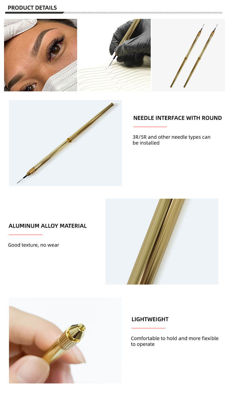 One Side Microblading Manual Pen Handle Eyebrow Permanent Makeup Pen