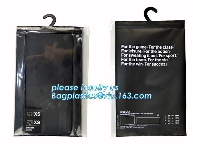 hanger bag with zip lock on the top,Frosted Zip lockk bag EVA PVC hanger bag for clothes, EVA frost drawstring bag, Froste