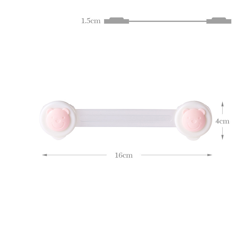 CE Multifunctional ABS Children's Safety Lock 16*4*1.5cm