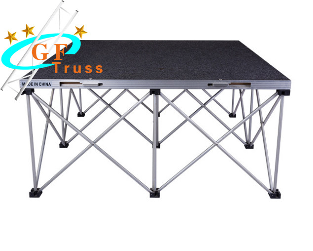 1.22M*2.44M Aluminum Stage Truss Mobile Round Stage Event Concert Use
