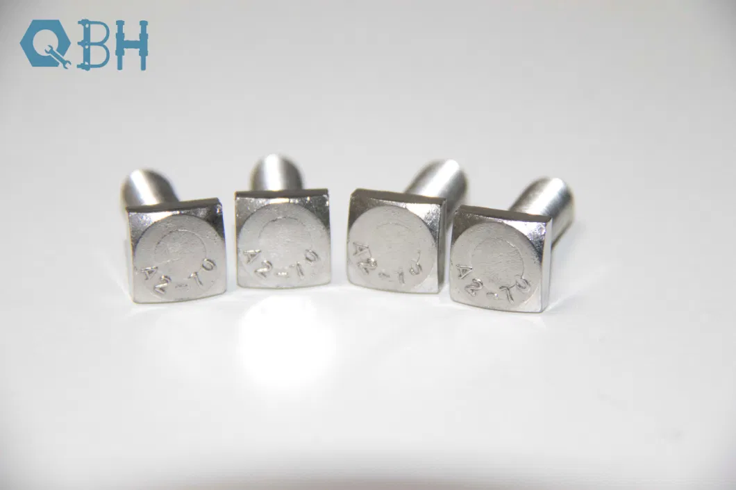 Full Thread Stainless Steel Headware Fasteers Hand Tool Square Head Bolts