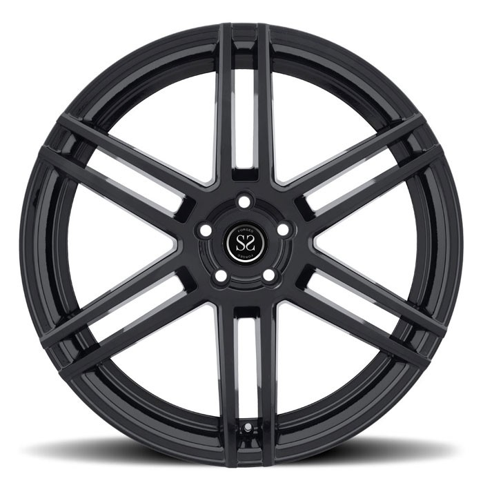 Matte black classic aluminum alloy monoblock forged wheel rim from china
