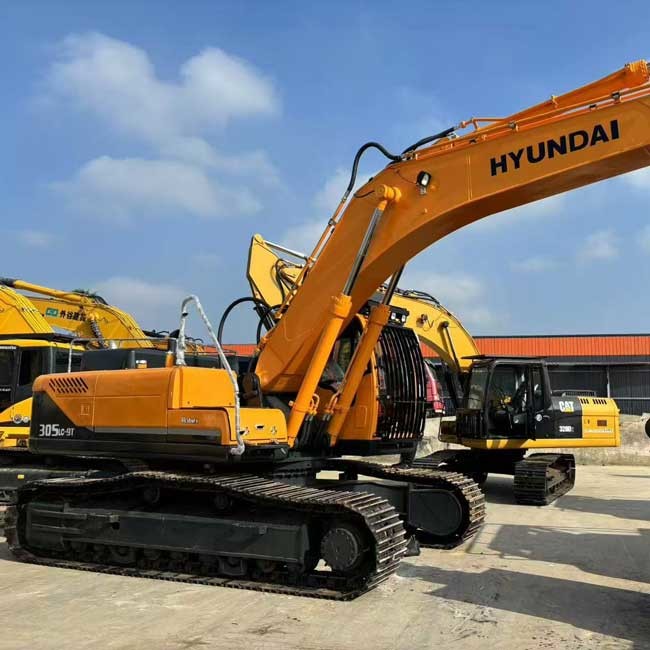 Hyundai Heavy Industries R305LC-9T Used Excavator 1.38m3 Bucket Capacity