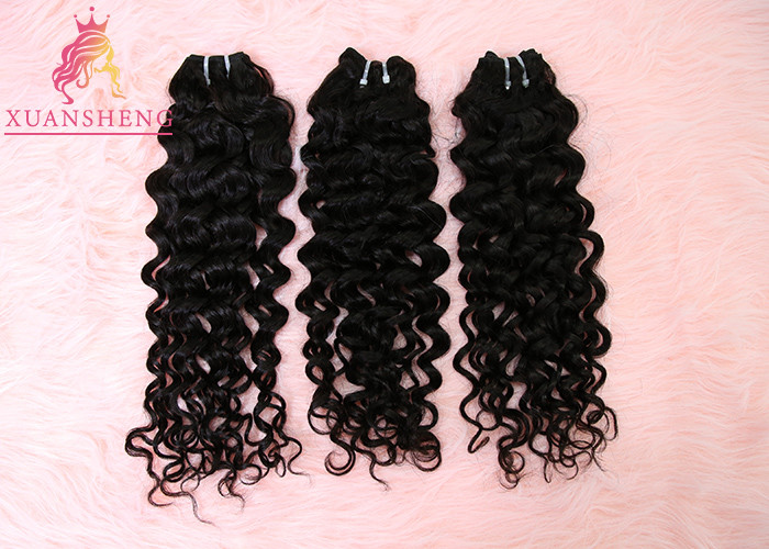 Xuansheng Virgin Human Hair Italian Curly Weaves No Shedding And No Tangle