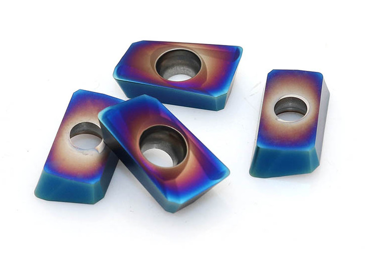 HRC91-93.5 Custom Carbide Inserts Indexable Turning Tools TiCN Coating