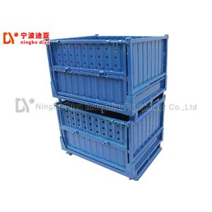 Foldable Stacking Rack System , Adjustable Stackable Wire Mesh Cage Manufactures
