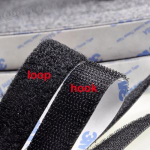Custom 5mm 20mm Printed Self 3M Adhesive Fastener Soft Nylon Fabric Hook And