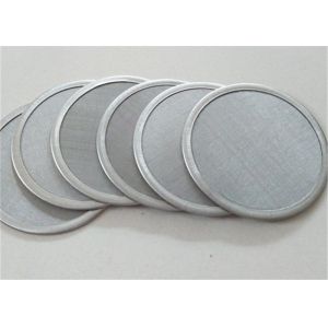 Customized Wire Mesh Filter Screen , Metal Filter Screen Disc For Filtration