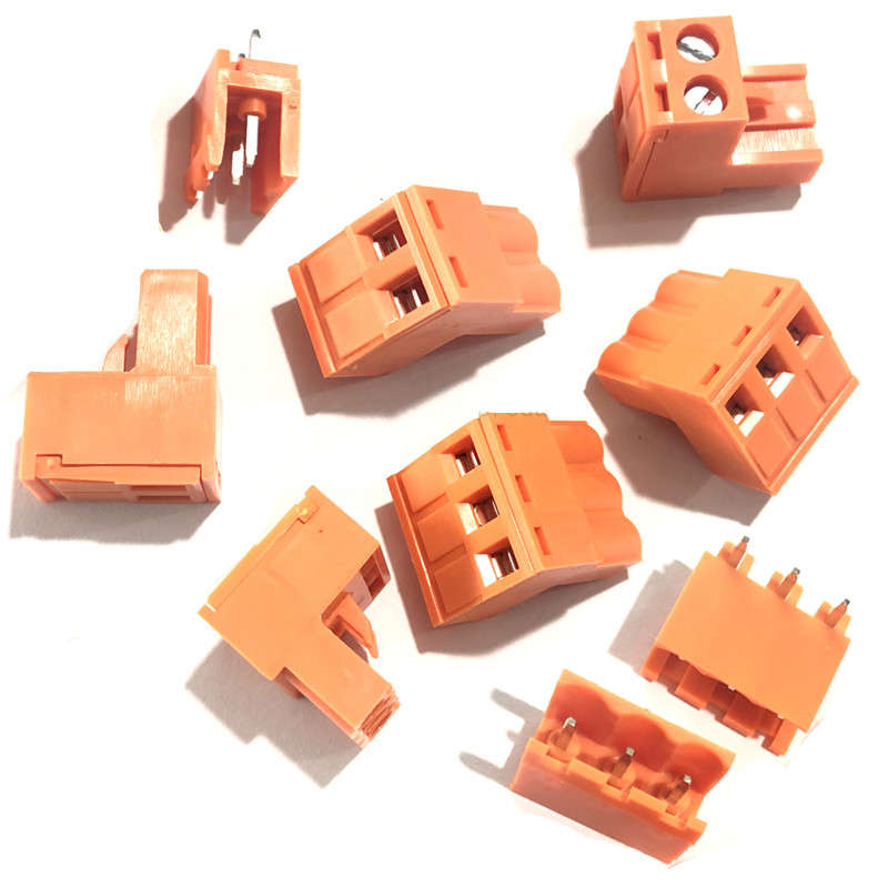  Orange 5.08mm Pitch PCB Pluggable Screw Terminal Blocks Plug + Pin Header Socket Manufactures