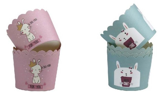 Pantone Printed Cupcake Paper Cups Non Stick Muffin Liners