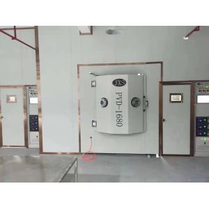 China Silver Spray Metallizing Machine / Professional Automatic PVD Coating Machine  on sale