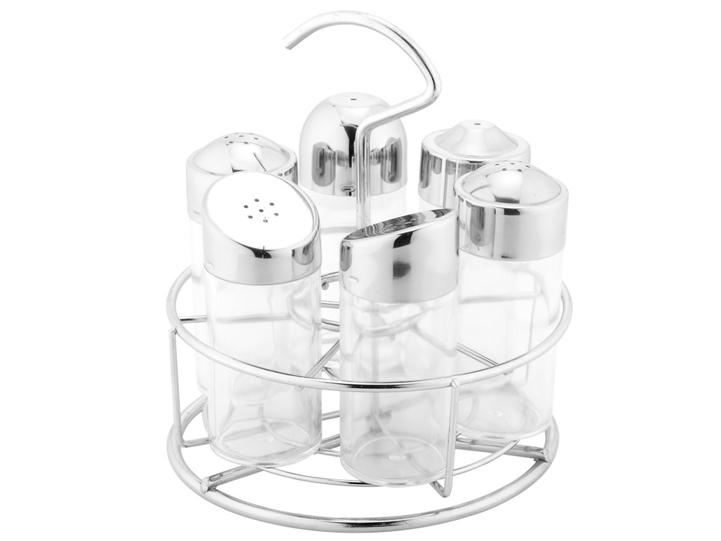 Salt and Pepper Shakers Soy Sauce and Oil Dispensers / High Transparent Glass Condiment Pots