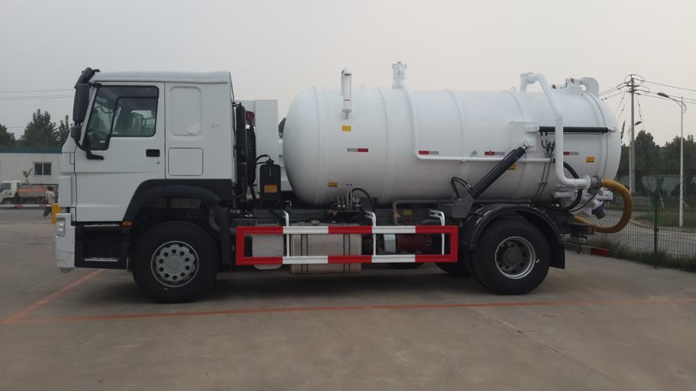 16M3 Sewage Suction Truck 6X4 EURO II Option 290HP / 336HP Left And Right Hand Drive