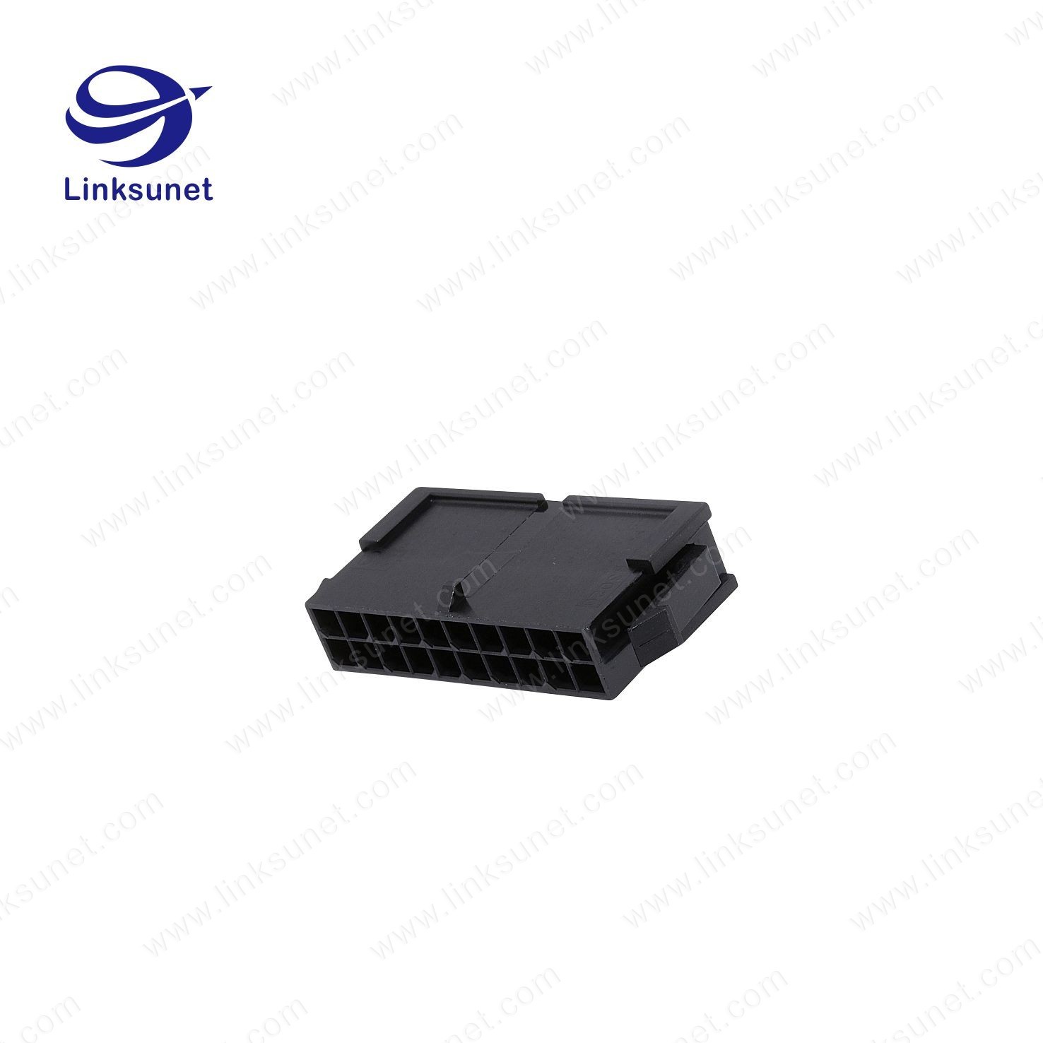 Black 43020 - 0200 Microfit MOLEX Crimp Housing 2 - 24 Circuits UL 94V - 0