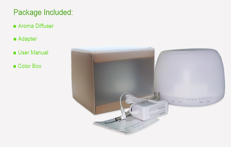 Working Time Settable 400ml Aroma Diffuser With Alarm Clock