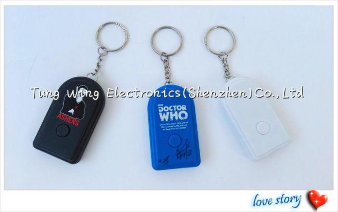 ABS Material Small Sound Module Music Keychain / Keyring With Custom Logo