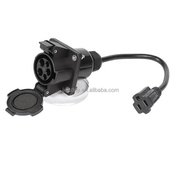 RDC Dual Socket EV Charger Type 1 EV Socket Cable Dummy Socket Rated voltage 100V-240V