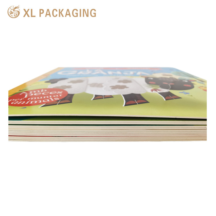 Animal Color Paper Books Children Cartoon Cardboard Paper Book