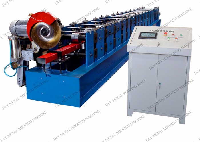 10kw Steel Pipe Profiling Machine 3000kg Rectangle Seamless Downspout