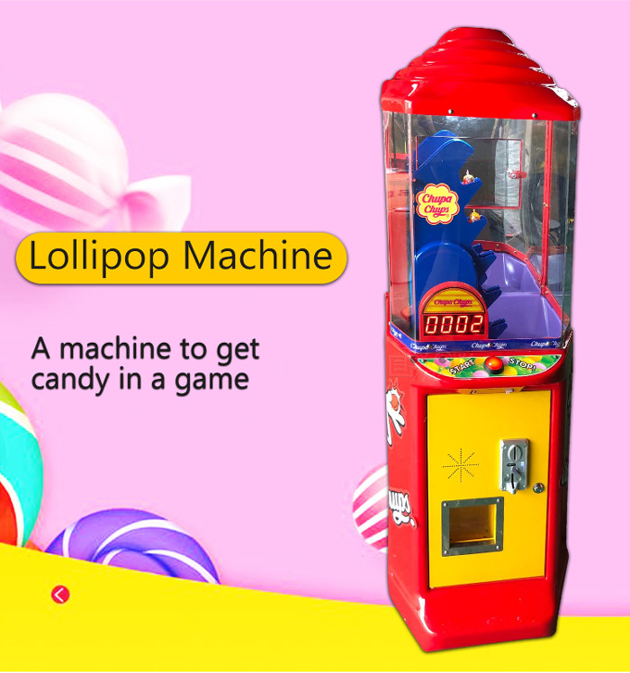 Coin Pusher Crane Game Machine Game Console Lollipop Vending Machine