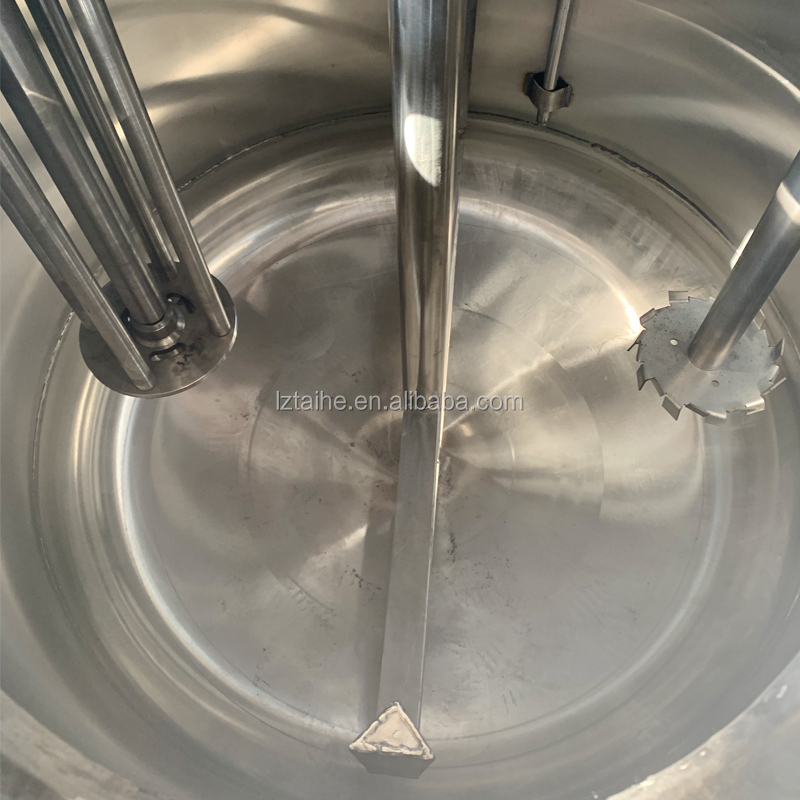 Steam Heating Reactor Jacketed Stirred Tank Vessel Mixer Chemical Reactor for Heating