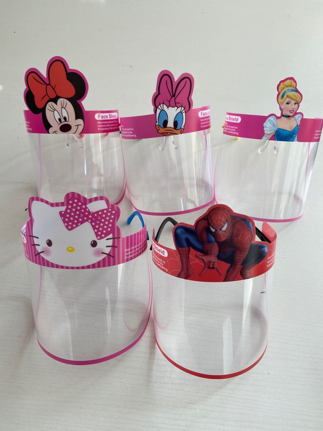 Kids Reusable Clear Plastic Face Shield Splash Proof 3 Years Life