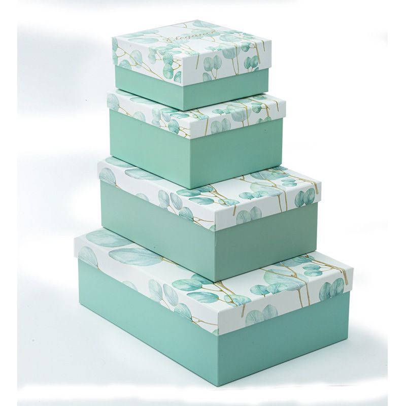 Various Patterns Modern Stylish Wholesale Custom Logo Printing Christmas Gift Rigid Cardboard Paper Packaging Carton Box