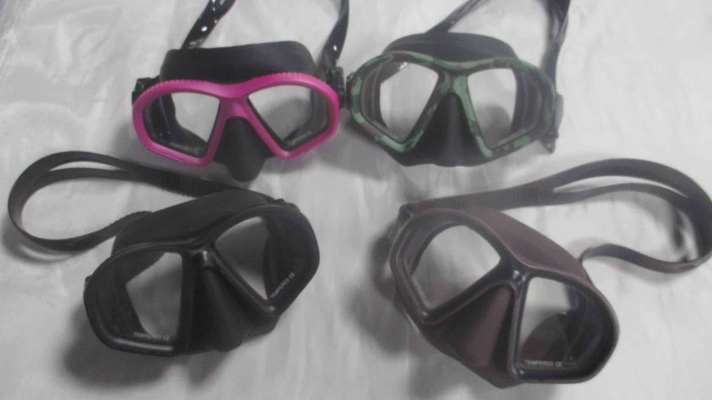 Frameless Cressi Freediving Goggles Swimming Snorkel Mask Scuba Equipment