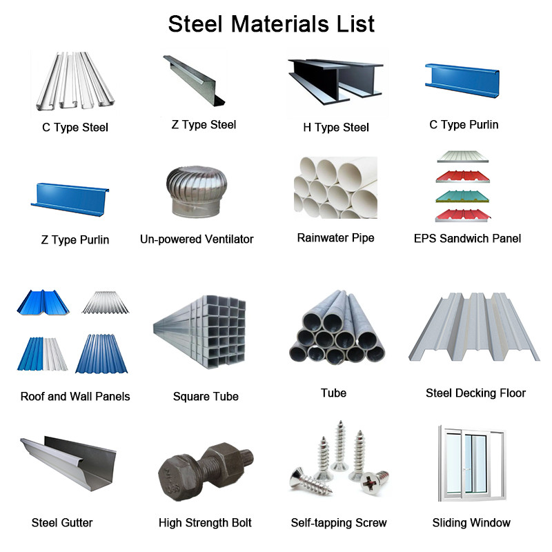 Prefabricated Workshop Steel Structure Warehouse ISO9001:2015 Certificate