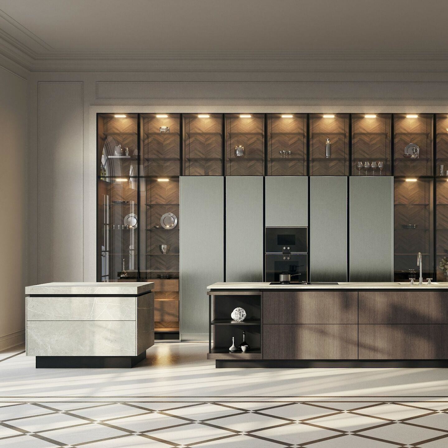 Complete Smart Custom Kitchenette Cupboards Modern Islands Solid Wood Complete Cuisine Storage Furniture Kitchen Cabinets