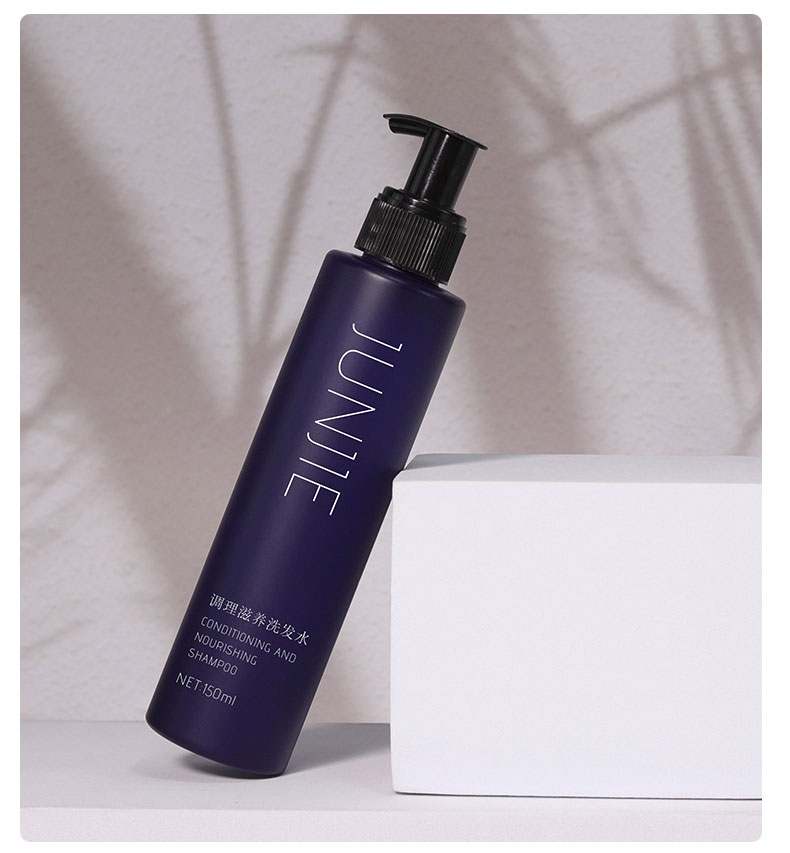 Cosmetic Eye Cream Pump Bottle Cylindrical Pet Bottles 150ml With Screen Printing Surface Handling