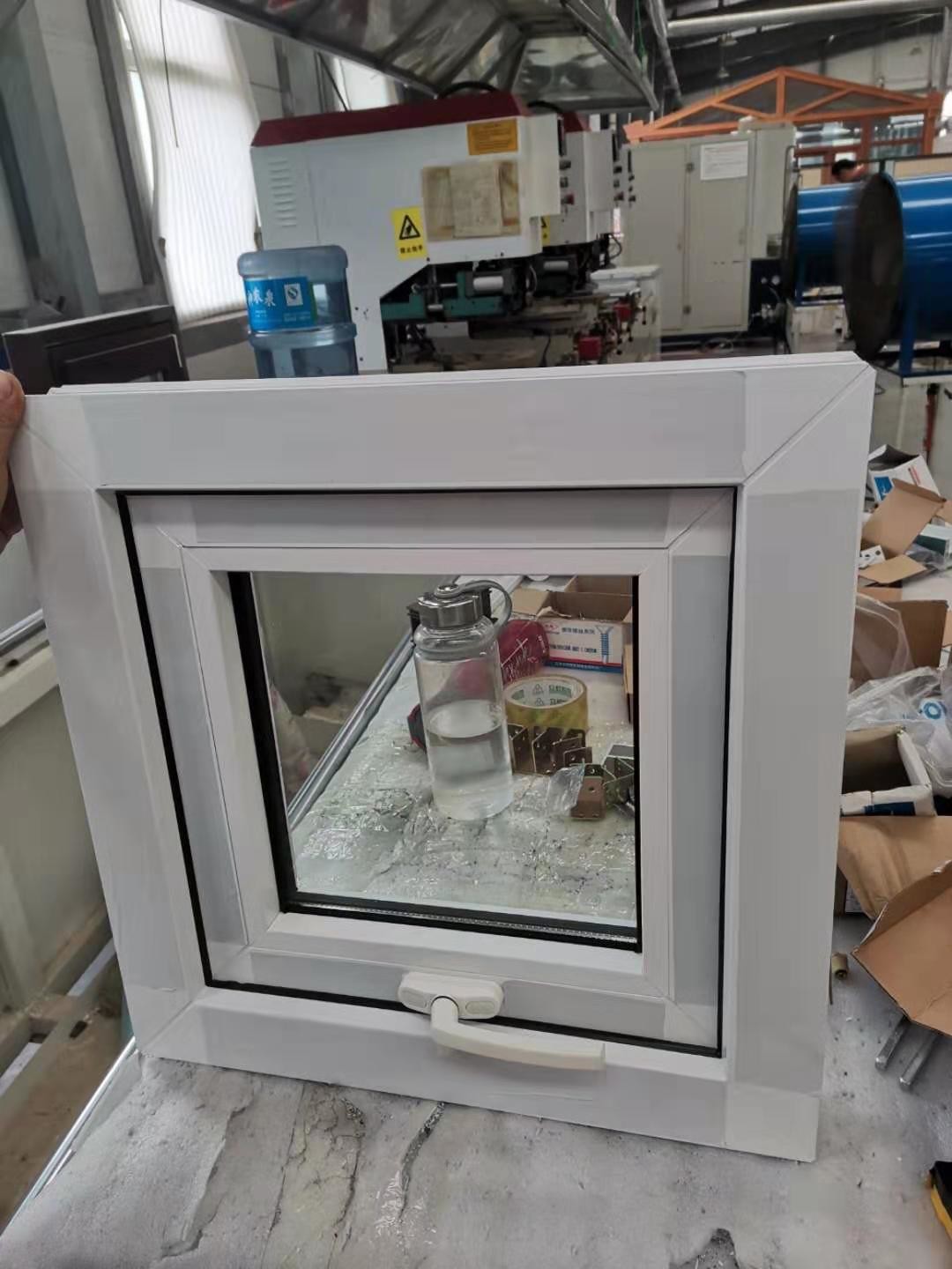 Awning Plastic PVC Window Automatic Top Hung Double Glazed Windows