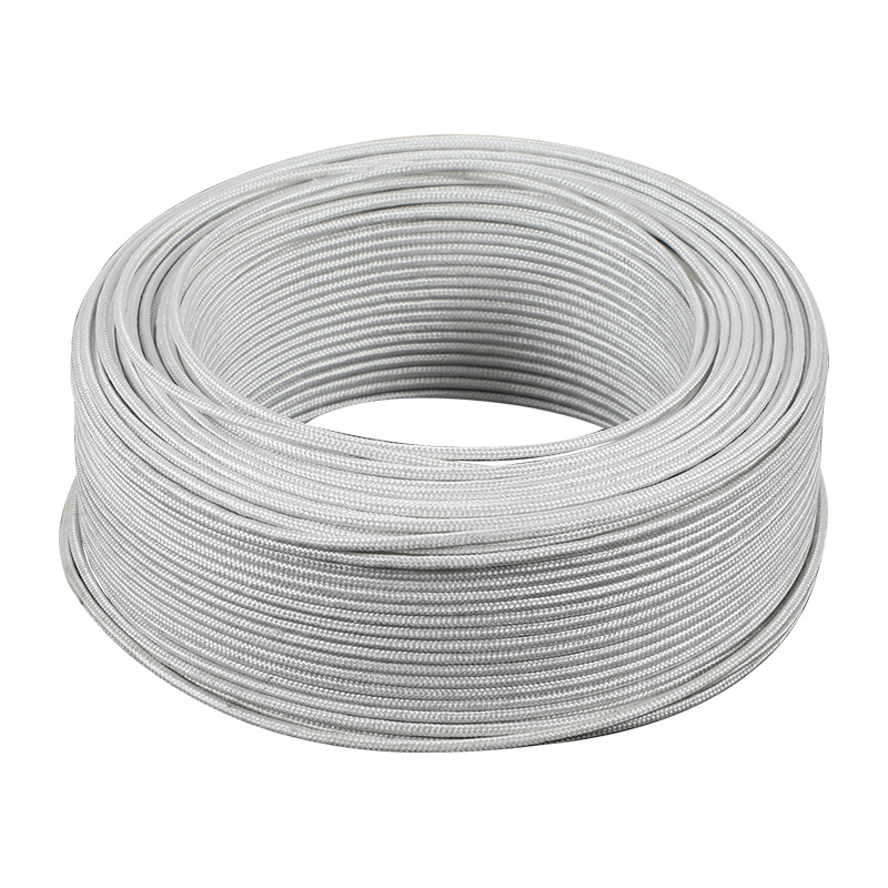 Customizable 500 Degree Fiberglass Braided Mica Fire Resistant High Temperature Wire