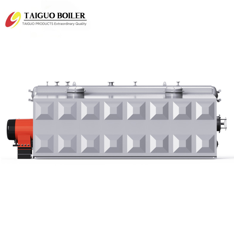 The vertical type of industrial steam boiler with double barrel water pipe is safe and reliable