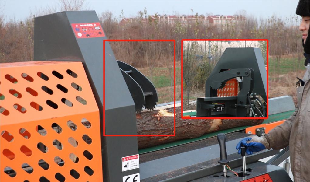 Speed Chainsaw Electric 15KW Wood Tree Splitter 6S Firewood Processor