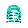 Buy cheap 5M Length Female To Female 12 Cores MPO MTP Cable Type B OM3 Fiber Cable from wholesalers