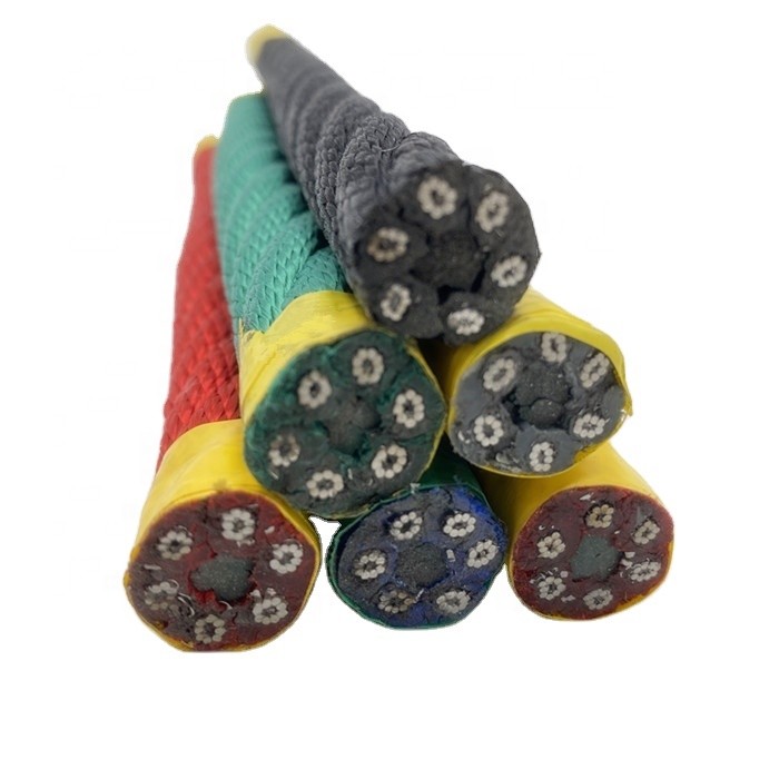 High UV Resistance 16mm Polypropylene Combination Rope For Climbing Net