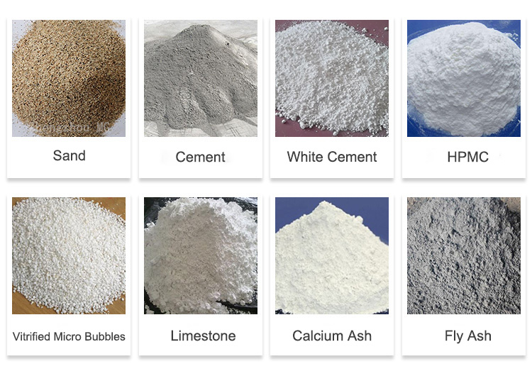 Dry Powder Mortar Production Line Wall Putty Skim Coat Sand Cement Mixer Ceramic Tile Adhesive Making Machine