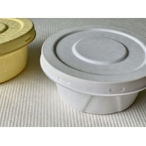 OEM Biodegradable Tray Molded Pulp Bottle Shippers Negative Angle Lid