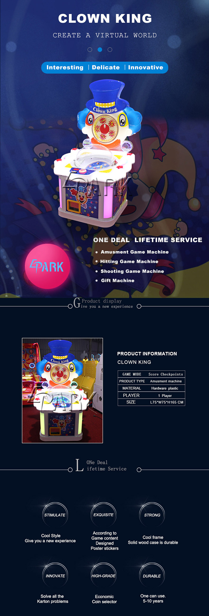 50W Amusement Game Machines Capsule Lollipop Candy Bonus Coin Operated Automat