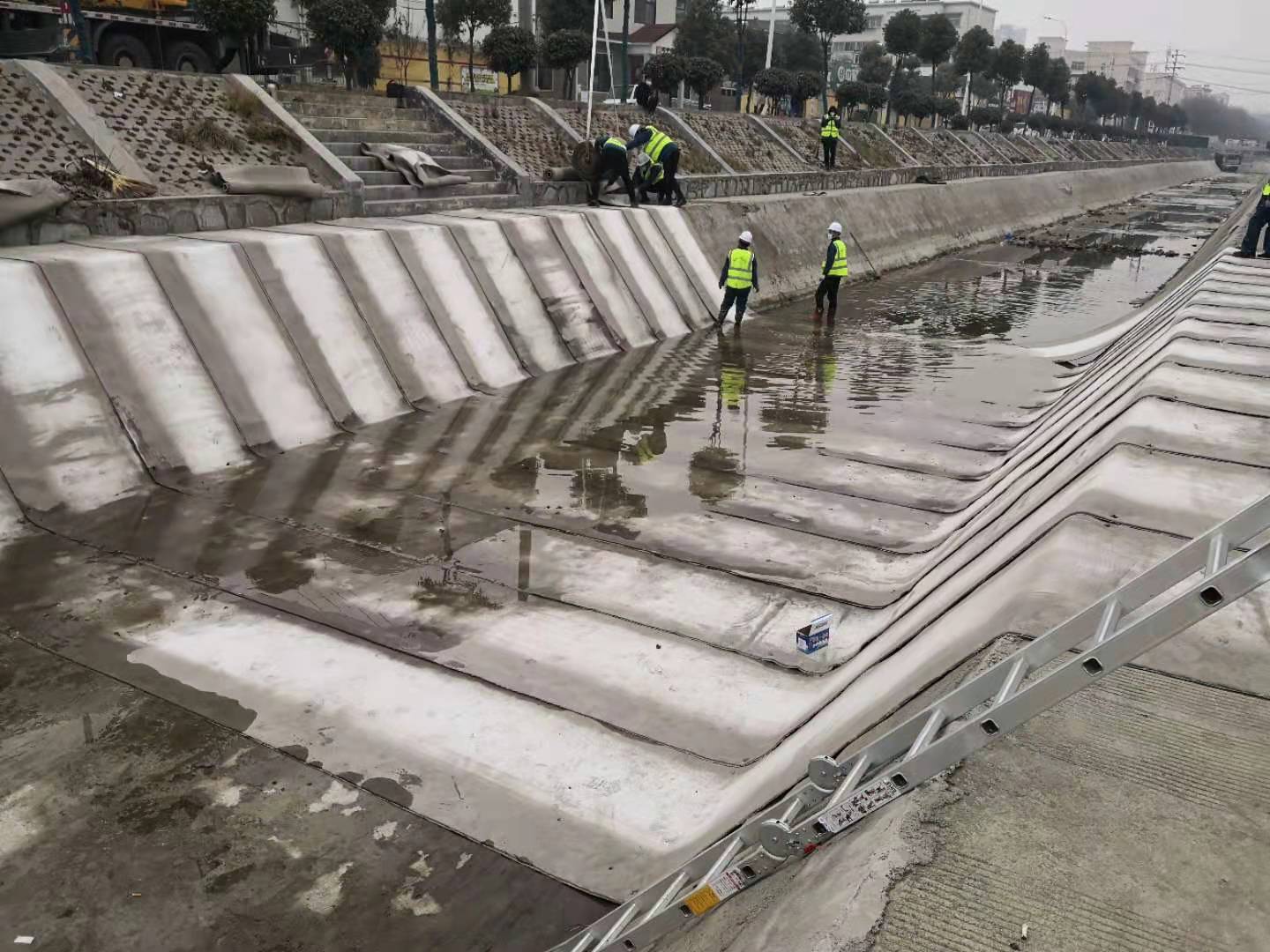 Effective Anti-Scouring Flood Scouring Concrete Blanket for Roof Garden and Road Base