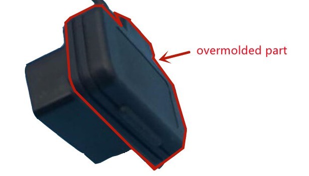 OBD2 OBDII 16 Pin J1962 Male 24V to Dual Female Flat Splitter Y Cable